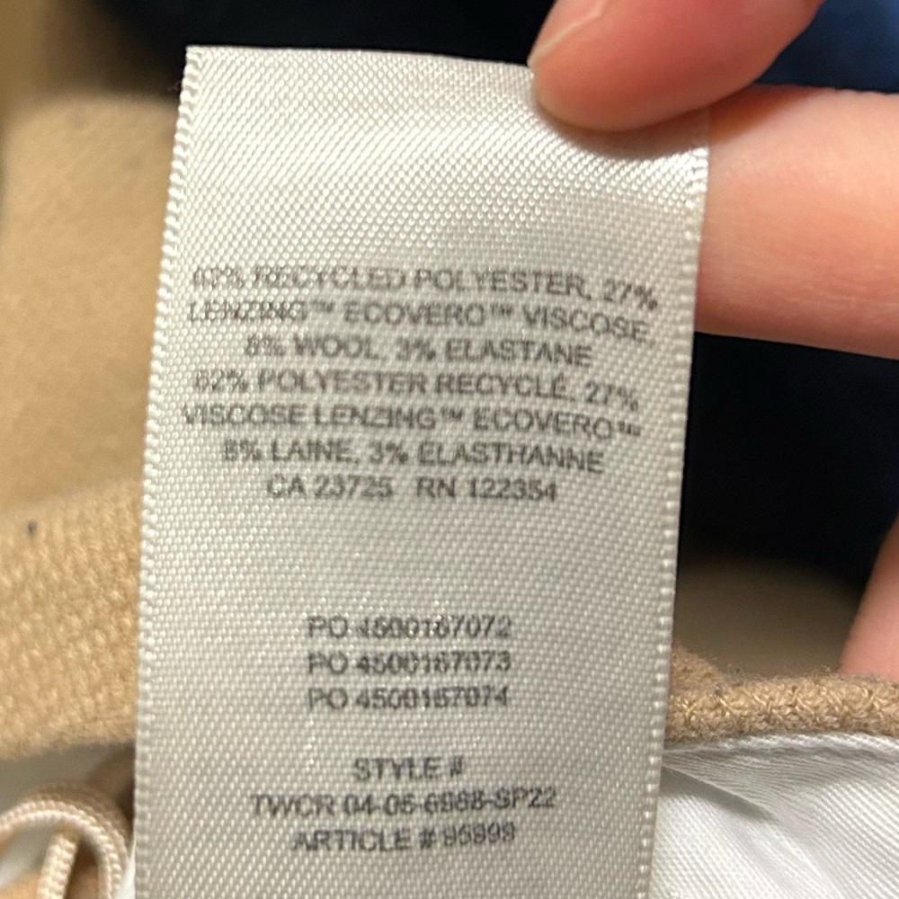 Aritzia Tan Wide-Leg Pants - Picture 5 of 5